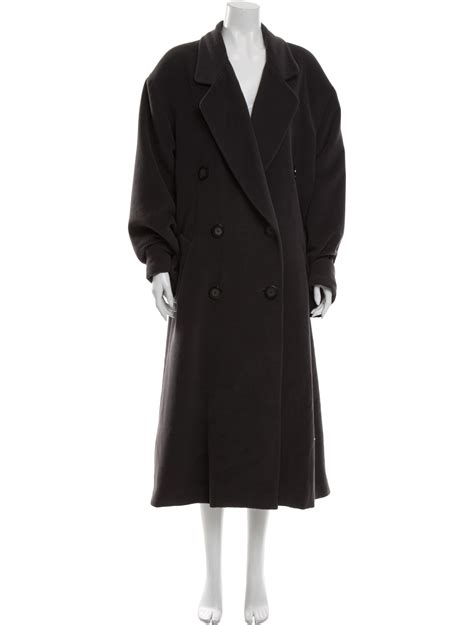 Christian Dior long wool overcoat